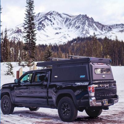 Canopy de camper de aluminio de 160 kg para caja de 6 pies Toyota Tacoma 2020 Jeep Gladiator Made