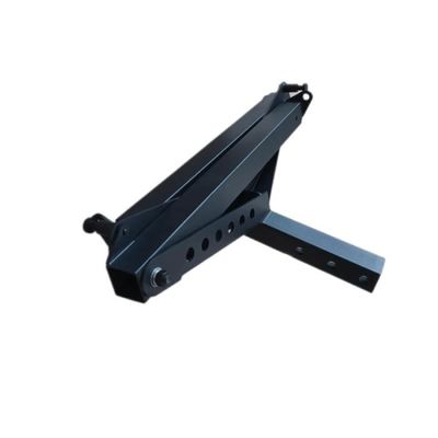 Acero al carbono Plegable de remolque de apoyo de montaje trasero Revisión de automóvil Color negro en la barra de remolque del vehículo