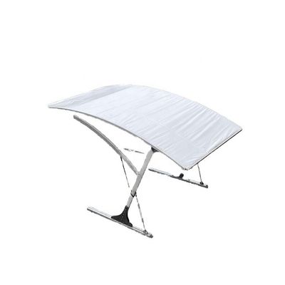 Techo plegable de garaje de automóviles con estructura solar curva