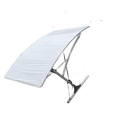 Techo plegable de garaje de automóviles con estructura solar curva