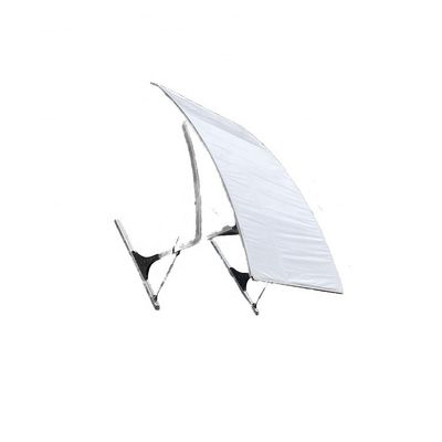 Techo plegable de garaje de automóviles con estructura solar curva