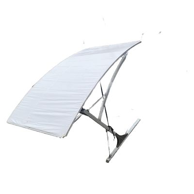 Garaje plegable de viga de acero galvanizado con marco de trabajo pesado y techo gris de carport