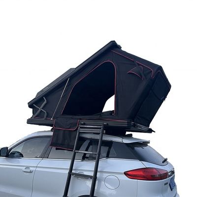 Tienda de auto triangular ligera de cáscara dura de aluminio para 2 personas estilo Z 211X130 para acampar