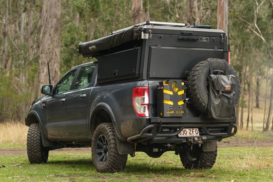 TOYOTA TRUCK Ute Silverado Camper duro Alucab Pickup Tacoma Camper de arriba con bastidor