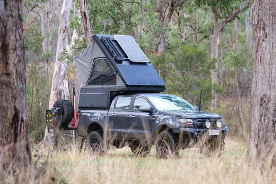 TOYOTA TRUCK Ute Silverado Camper duro Alucab Pickup Tacoma Camper de arriba con bastidor