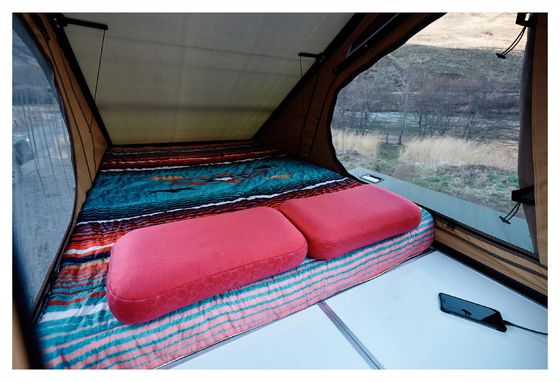 TOYOTA TRUCK Ute Silverado Camper duro Alucab Pickup Tacoma Camper de arriba con bastidor