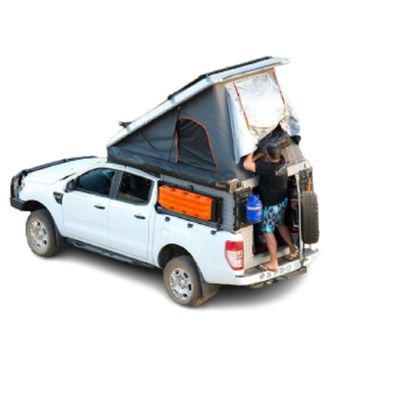 160KGS Cama de camión de aluminio Camper Canopy para 2002-2013 Ram 1500 tienda de camioneta pickup