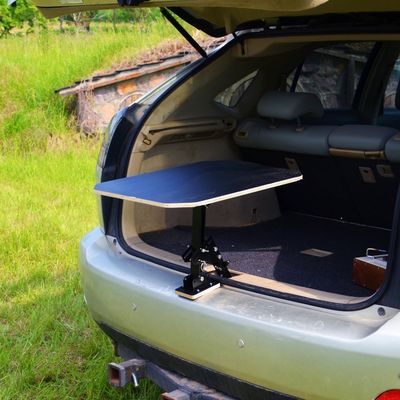 Tabla de la bandeja del coche negro Mesa de comedor con paquete pequeño y FAW Car Fitment en color negro hecho