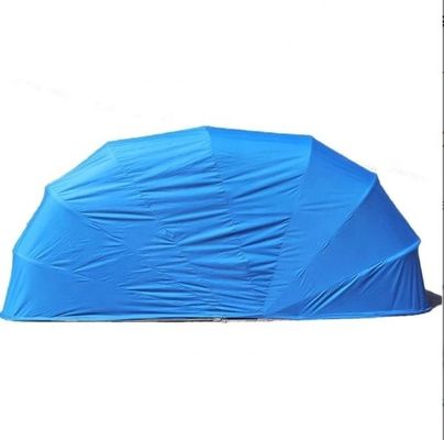 Panel solar para garaje de automóviles al aire libre de acero inoxidable gris con techo y protección de carpa