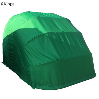 Panel solar para garaje de automóviles al aire libre de acero inoxidable gris con techo y protección de carpa