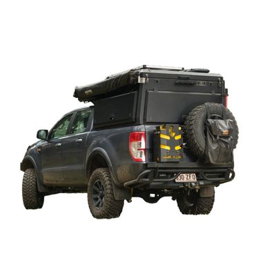 Canopy de autocaravana Toyota Tundra de 8 pies personalizado con LED y función impermeable