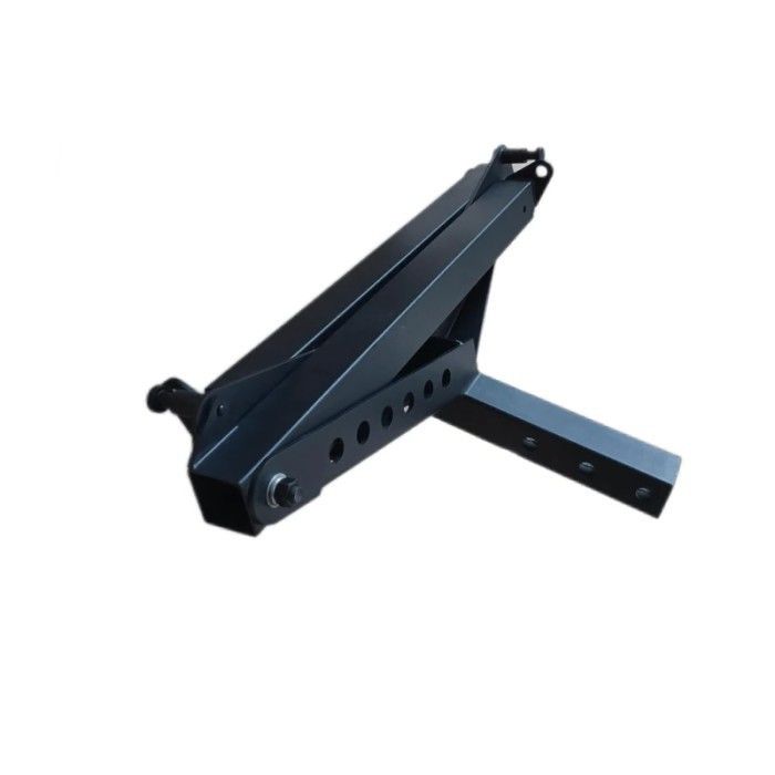 Acero al carbono Plegable de remolque de apoyo de montaje trasero Revisión de automóvil Color negro en la barra de remolque del vehículo