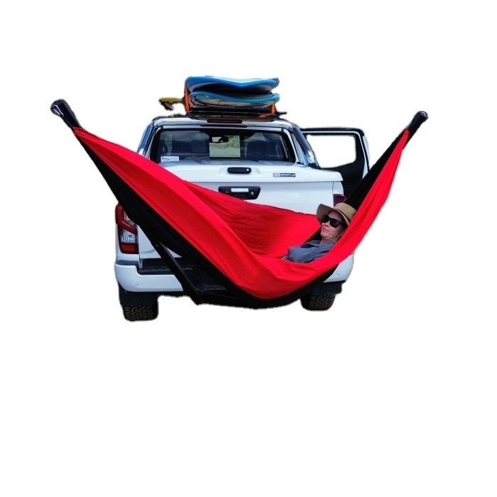 Car Camping hamaca con soporte de acero marco de metal plegable se ajusta Audi a los EE.UU. y la UE