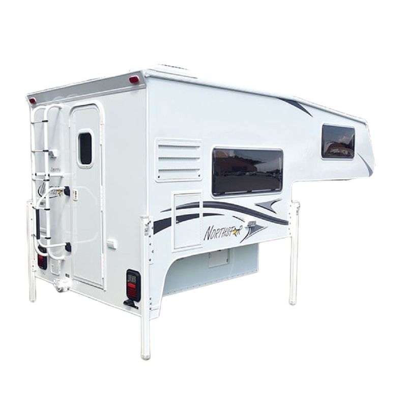 TOYOTA TRUCK Camper Shell Deslizamiento con ducha FRP 4X4 Kindle Larga caja de recogida cuerpo hecho