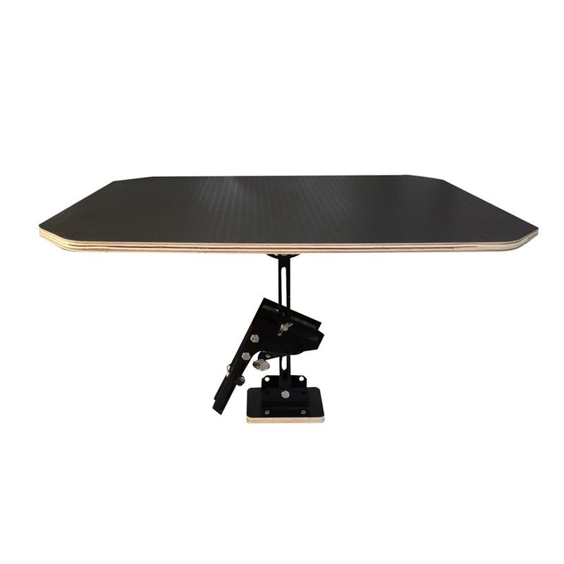 Sillón interior de coches de madera respaldo de respaldo del asiento trasero plegable mesa con tabla giratoria
